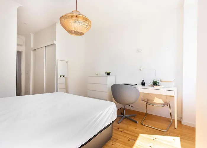 شقة Comfy 3 Bedroom Campo De Ourique *